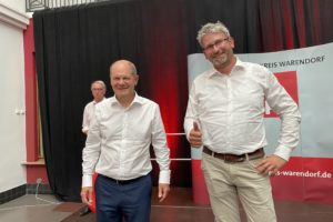 Olaf Scholz unterstützt auch uns im Kommunalwahlkampf 2020